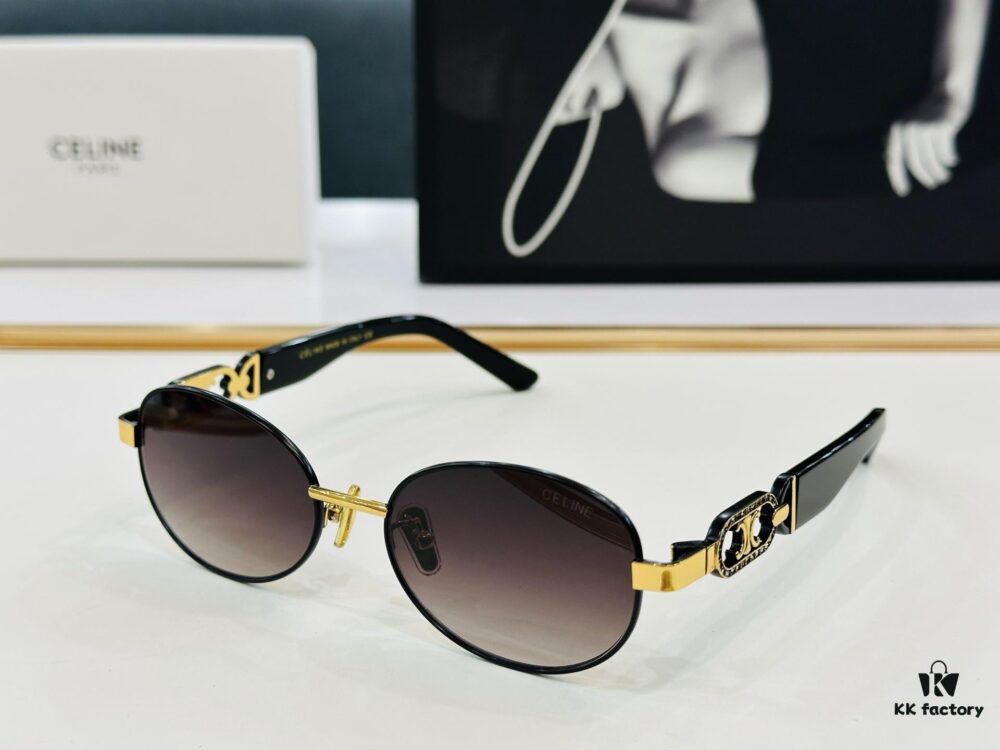 CELINE CL40253 Size: 53×18-145, Consistently Popular Unisex Style with Excellent Shine and Premium Texture, Superior Craftsmanship, Sunglasses
