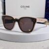 Celine 2025 New Korean-Style Fashion Sunglasses for Women, Avant-Garde Square Frame Inspired by Arc de Triomphe, Slimming Look for Round Faces, Unisex UV-Protective Sun Glasses