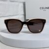 Celine 2025 New Korean-Style Fashion Sunglasses for Women, Avant-Garde Square Frame Inspired by Arc de Triomphe, Slimming Look for Round Faces, Unisex UV-Protective Sun Glasses