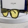 Celine 2025 New Korean-style Fashion Sunglasses for Women, Avant-garde Square Frame Sunglasses Inspired by Arc de Triomphe, Slimming Look for Round Faces, UV-Protective Unisex Sun Glasses