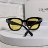 Celine 2025 New Korean-style Fashion Sunglasses for Women, Avant-garde Square Frame Sunglasses Inspired by Arc de Triomphe, Slimming Look for Round Faces, UV-Protective Unisex Sun Glasses