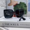 Celine 2024 New Korean-Style Oversized Round Frame UV-Protective Sunglasses for Women, Stylish and Elegant Sun Protection Glasses