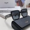 Celine 2024 New Korean-Style Oversized Round Frame UV-Protective Sunglasses for Women, Stylish and Elegant Sun Protection Glasses