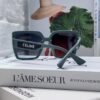Celine 2024 New Korean Style Oversized Round Frame UV Protection Sunglasses for Women, Stylish and Elegant Sun Glasses