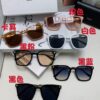 CELINE Red Book Popular Metal-Decorated Logo Simple Frame Sunglasses 6 Colors
