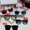 CELINE Red Book Popular Metal-Decorated Logo Simple Frame Sunglasses 6 Colors