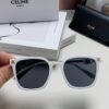 CELINE Red Book Popular Metal-Decorated Logo Simple Frame Sunglasses 6 Colors