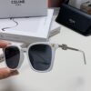 CELINE Red Book Popular Metal-Decorated Logo Simple Frame Sunglasses 6 Colors