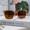 CELINE Red Book Popular Metal-Decorated Logo Simple Frame Sunglasses 6 Colors