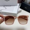 CELINE Red Book Popular Metal-Decorated Logo Simple Frame Sunglasses 6 Colors