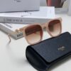 CELINE Red Book Popular Metal-Decorated Logo Simple Frame Sunglasses 6 Colors