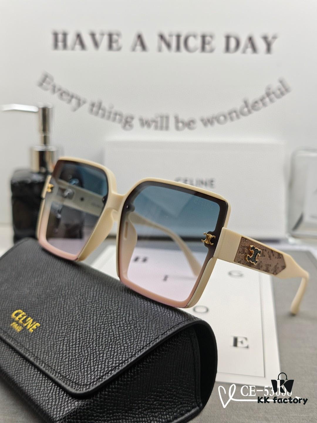 CELINE France | Polarized TR90 Sunglasses with Bolle Resin Lenses, Lightweight and Comfortable, Style 58-17-142