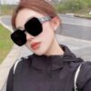 Celine 2025 New Arrival European and American Style Oversized Square Arch-Frame Sunglasses for Women, UV Protection Sun Glasses for Outdoor Wear