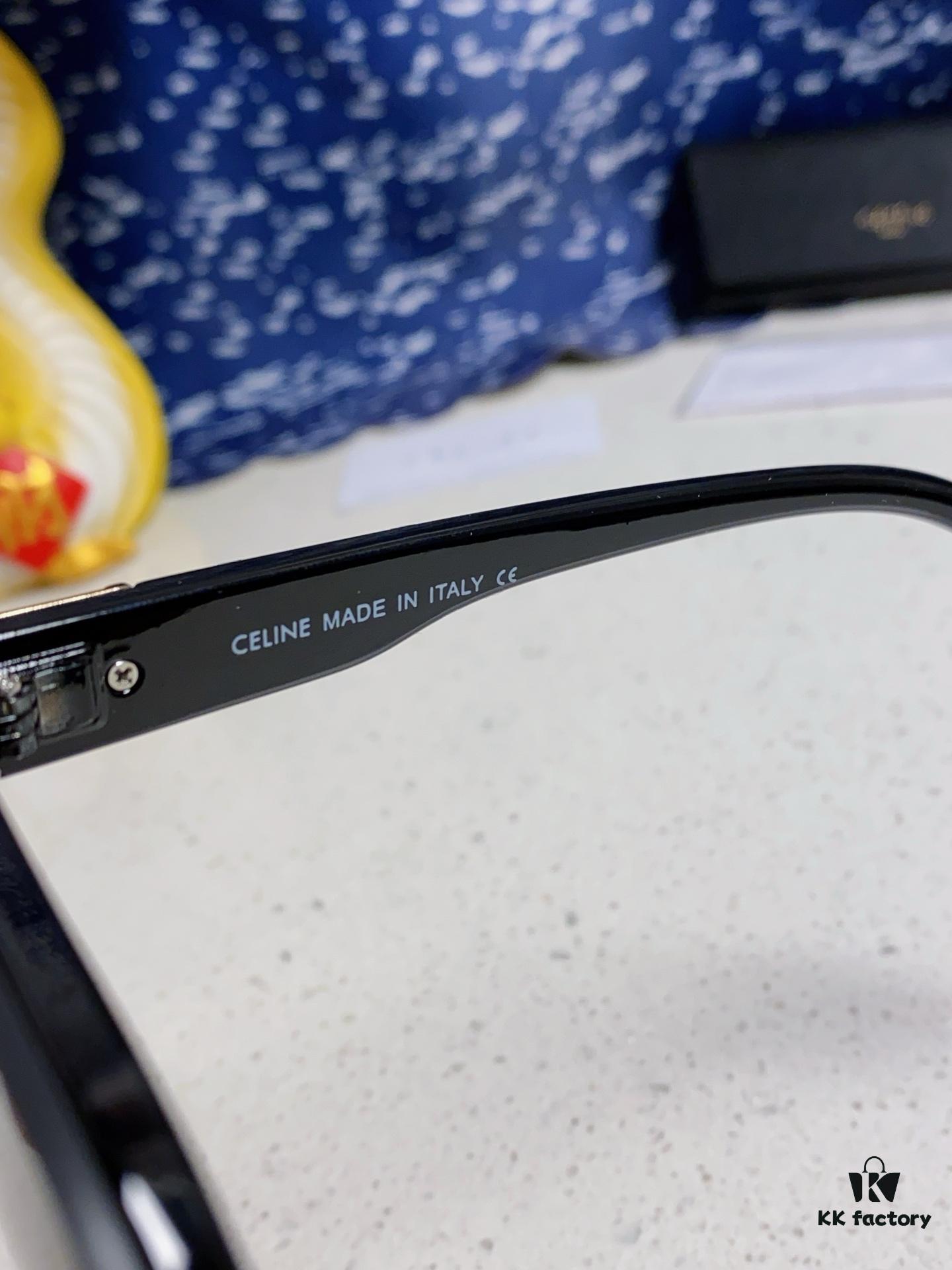 Celine 2025 New Arrival Square Sunglasses for Women, Stylish Oversized Frame, Slimming Effect for Round Faces, Polarized UV Protection Beach Sunglasses Unisex