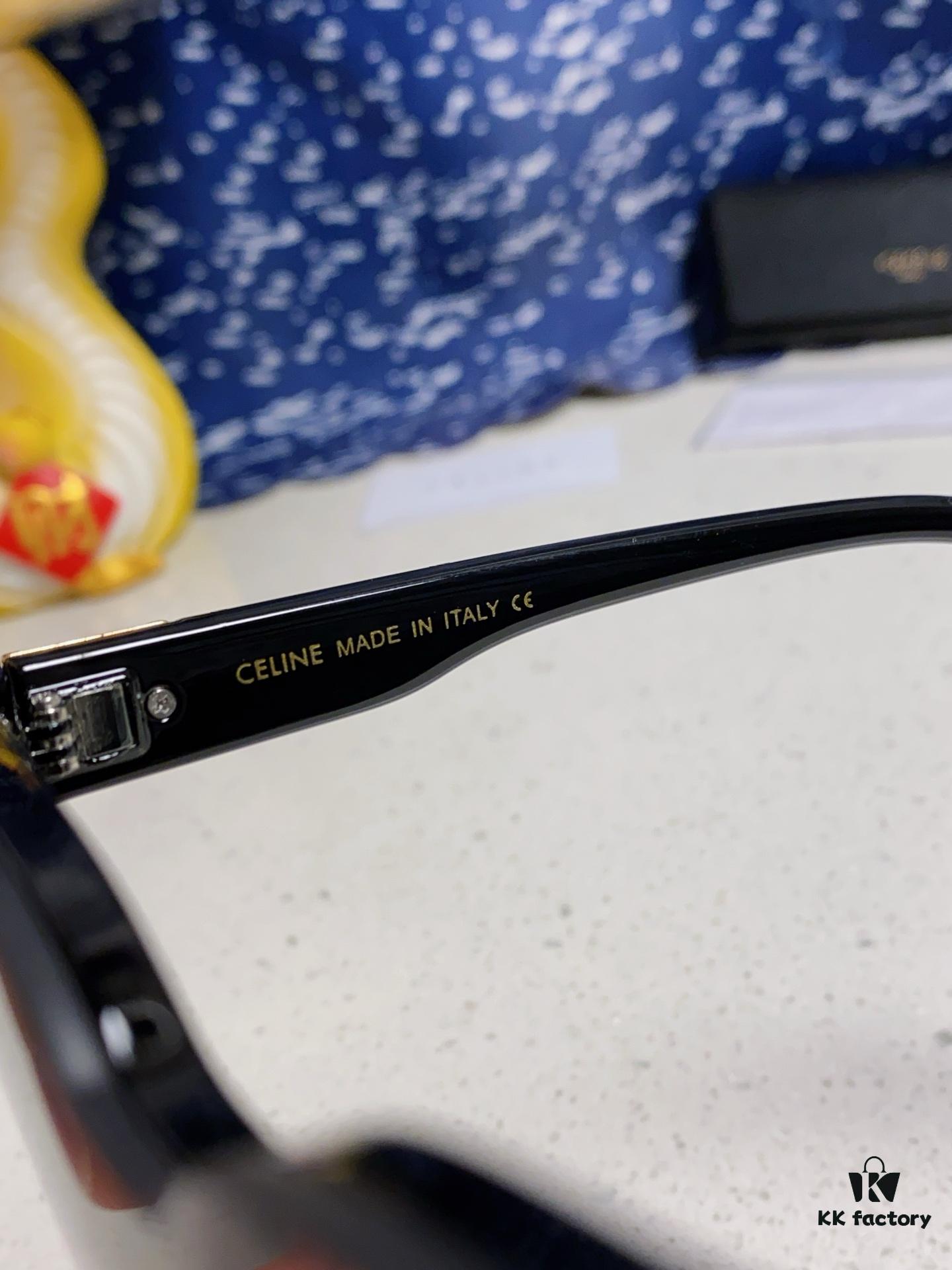 Celine 2025 New Square Sunglasses for Women, Stylish Oversized Frame, Slimming Effect for Round Faces, Polarized UV Protection Beach Sun Glasses, Unisex Design