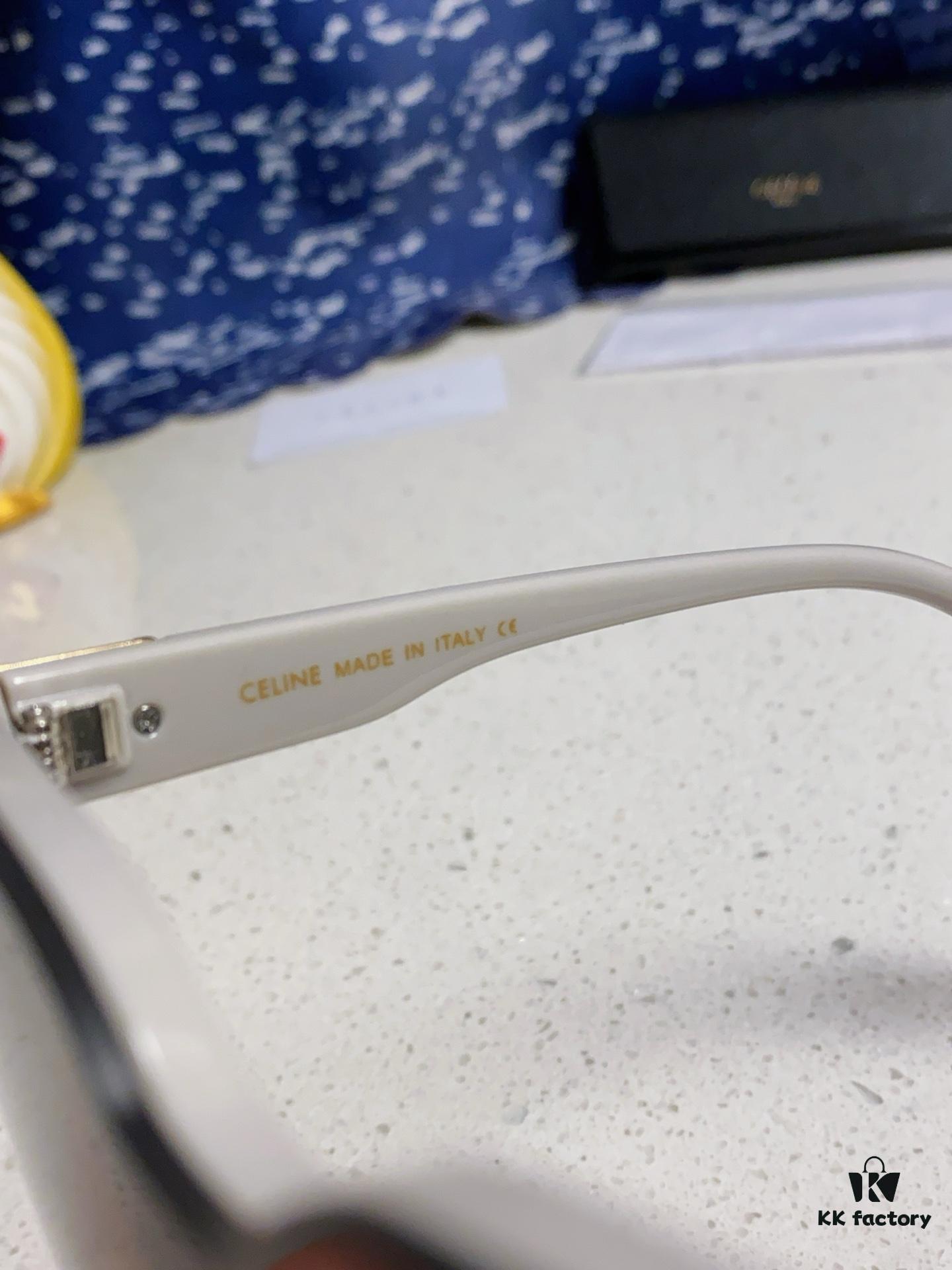 Celine 2025 New Square Sunglasses for Women, Stylish Oversized Frame, Slimming Effect for Round Faces, Polarized UV Protection Beach Sun Glasses Unisex