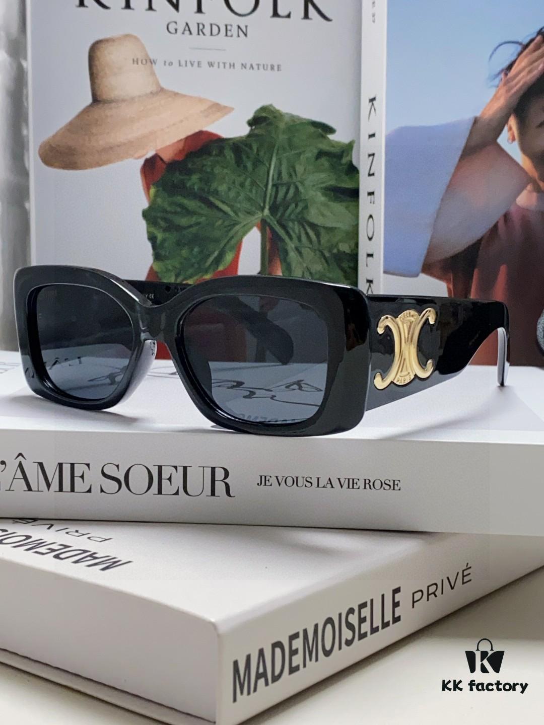 CELINE 2025 New Arrival Runway Official Same Style as Yang Mi, Versatile Oversized Square Archetype Sunglasses for Women