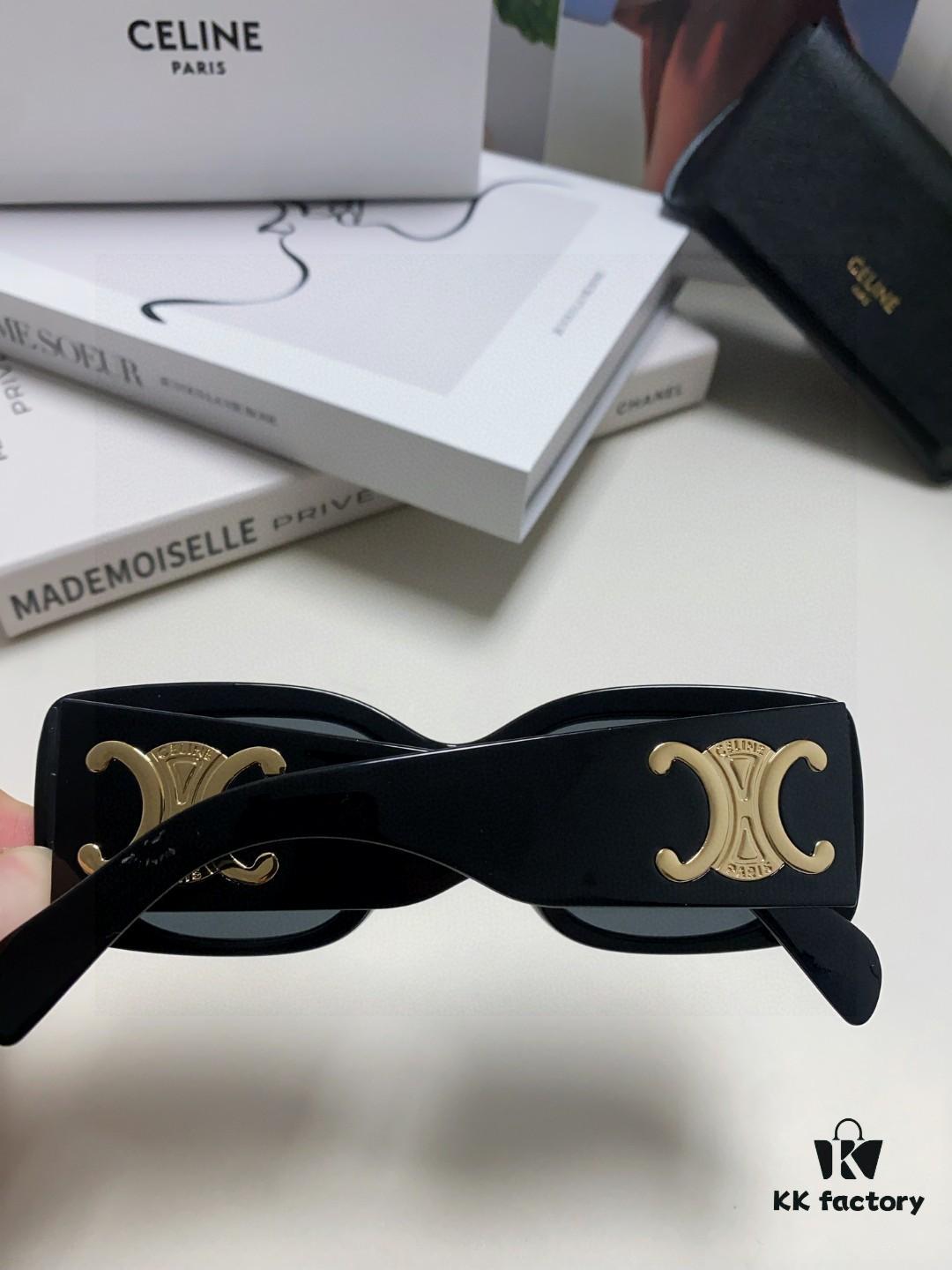 CELINE 2025 New Arrival Runway Official Same Style as Yang Mi, Versatile Oversized Square Archetype Sunglasses for Women