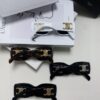 CELINE 2025 New Arrival Runway Official Same Style as Yang Mi, Versatile Oversized Square Arch Rectangular Sunglasses for Women