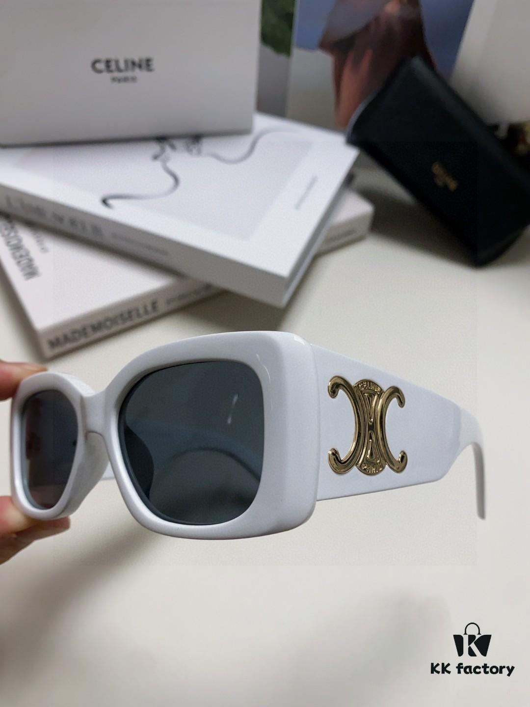 CELINE 2025 New Runway Official Same Style as Yang Mi, Versatile Oversized Square Archetype Sunglasses