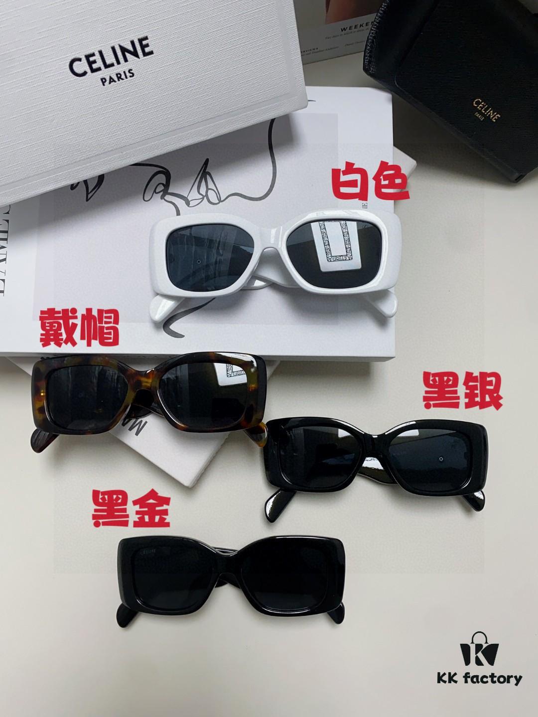 CELINE 2025 New Runway Official Same Style as Yang Mi, Versatile Oversized Square Archetype Sunglasses