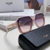CELINE Red Book Popular Metal Decorated Logo Simple Frame Stylish Sunglasses