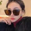 Celine Women's UV-Protective Sunglasses, Anti-Glare Fashion Eyewear for Driving and Streetwear, Slimming Design, Instagram and Xiaohongshu Trendy Style