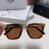 Celine Women's UV-Protective Sunglasses, Anti-Glare Fashion Eyewear for Driving and Streetwear, Slimming Design, Instagram and Xiaohongshu Trendy Style
