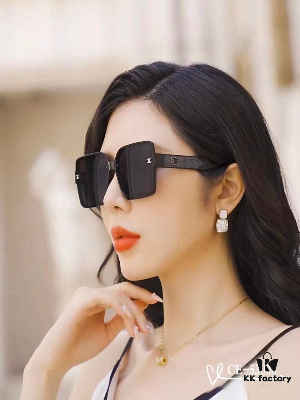 CELINE France | Polarized TR90 Sunglasses with Bolle Resin Lenses, Lightweight and Comfortable, Style 58-17-142