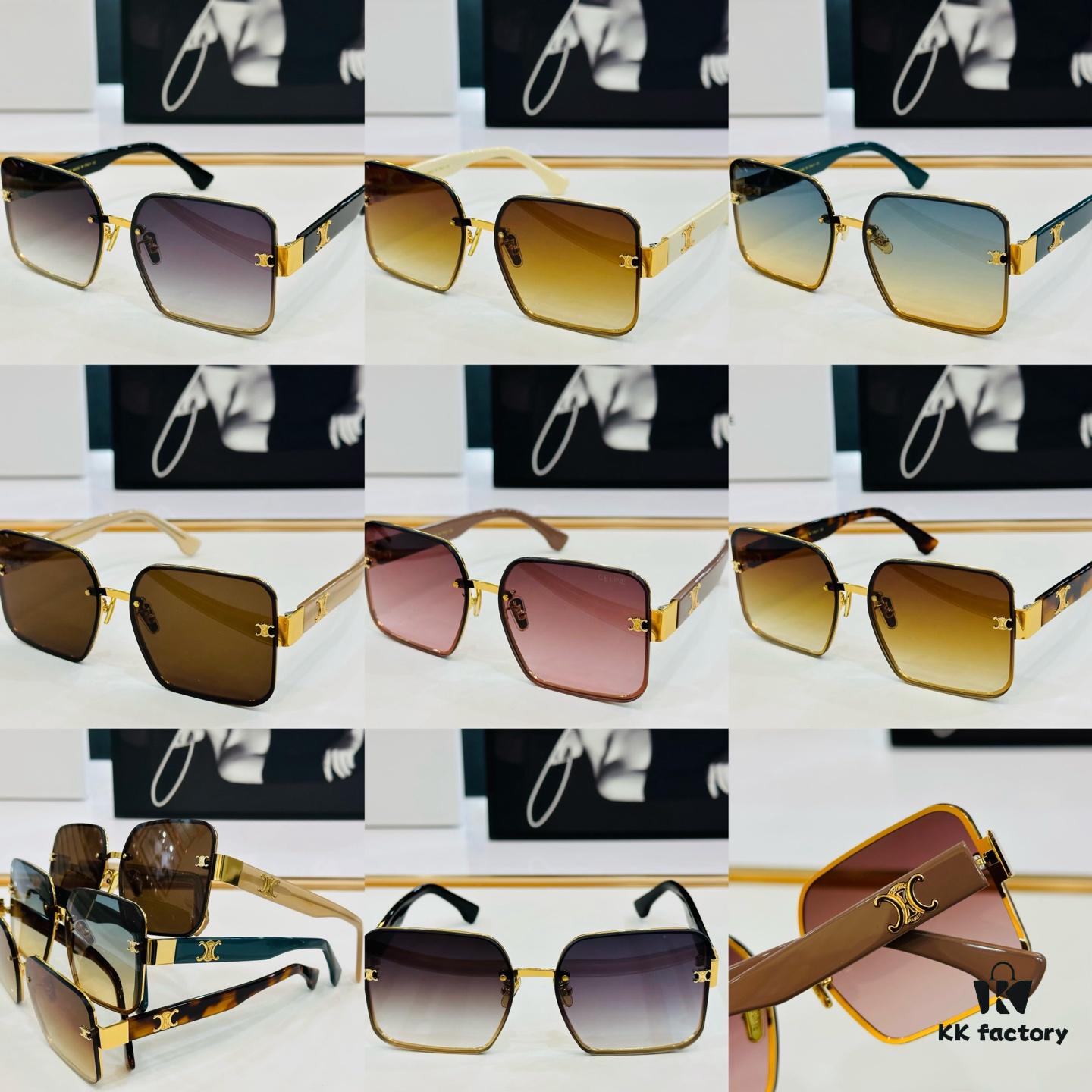 CELINE CL40238 Size: 53□20-146 A consistently popular unisex style with a sleek European-American design, excellent gloss, strong texture, and superb craftsmanship. Suitable for optical frames, sunglasses, or eyeglasses.