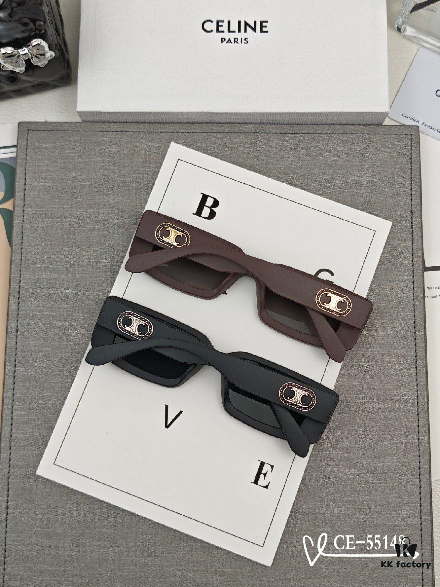 CELINE France - Polarized TR90 Sunglasses with POLAROID Lens, Lightweight Comfortable Frame, Style 55148