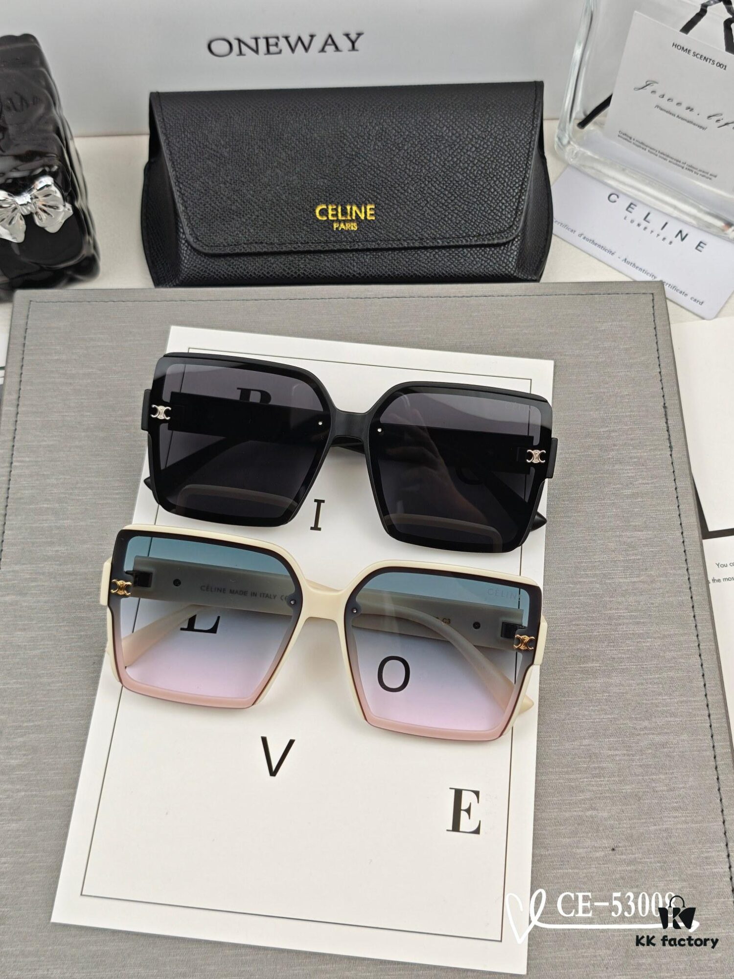 Celine France TR90 Lightweight Sunglasses with Polarized Lenses, Stylish and Comfortable Unisex Eyewear for Travel and Driving