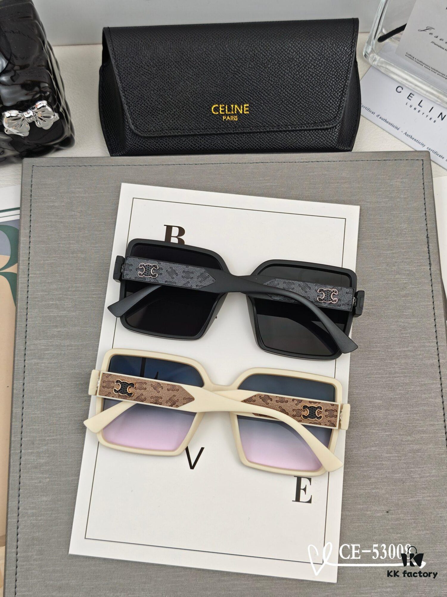 Celine France TR90 Lightweight Sunglasses with Polarized Lenses, Stylish and Comfortable Unisex Eyewear for Travel and Driving