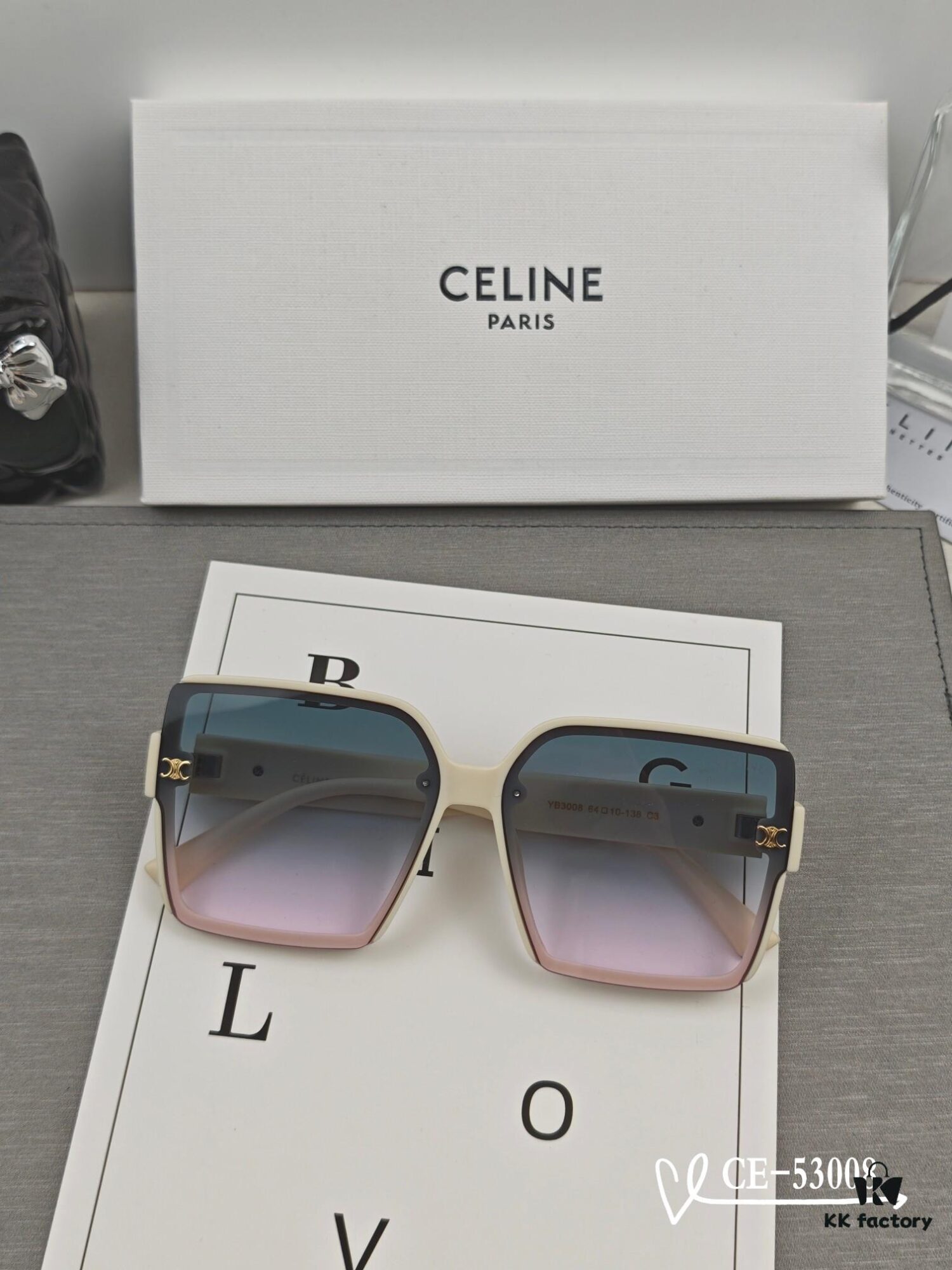 Celine France TR90 Lightweight Sunglasses with Polarized Lenses, Stylish and Comfortable Unisex Eyewear for Travel and Driving