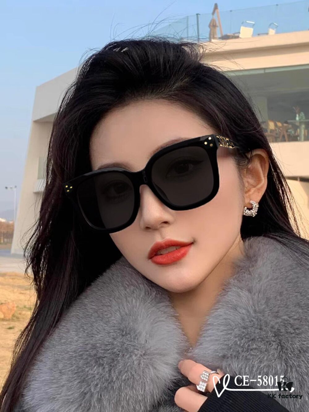 CELINE France - Polarized TR90 Sunglasses with Bolle Resin Lenses, Lightweight and Comfortable, Style 58015