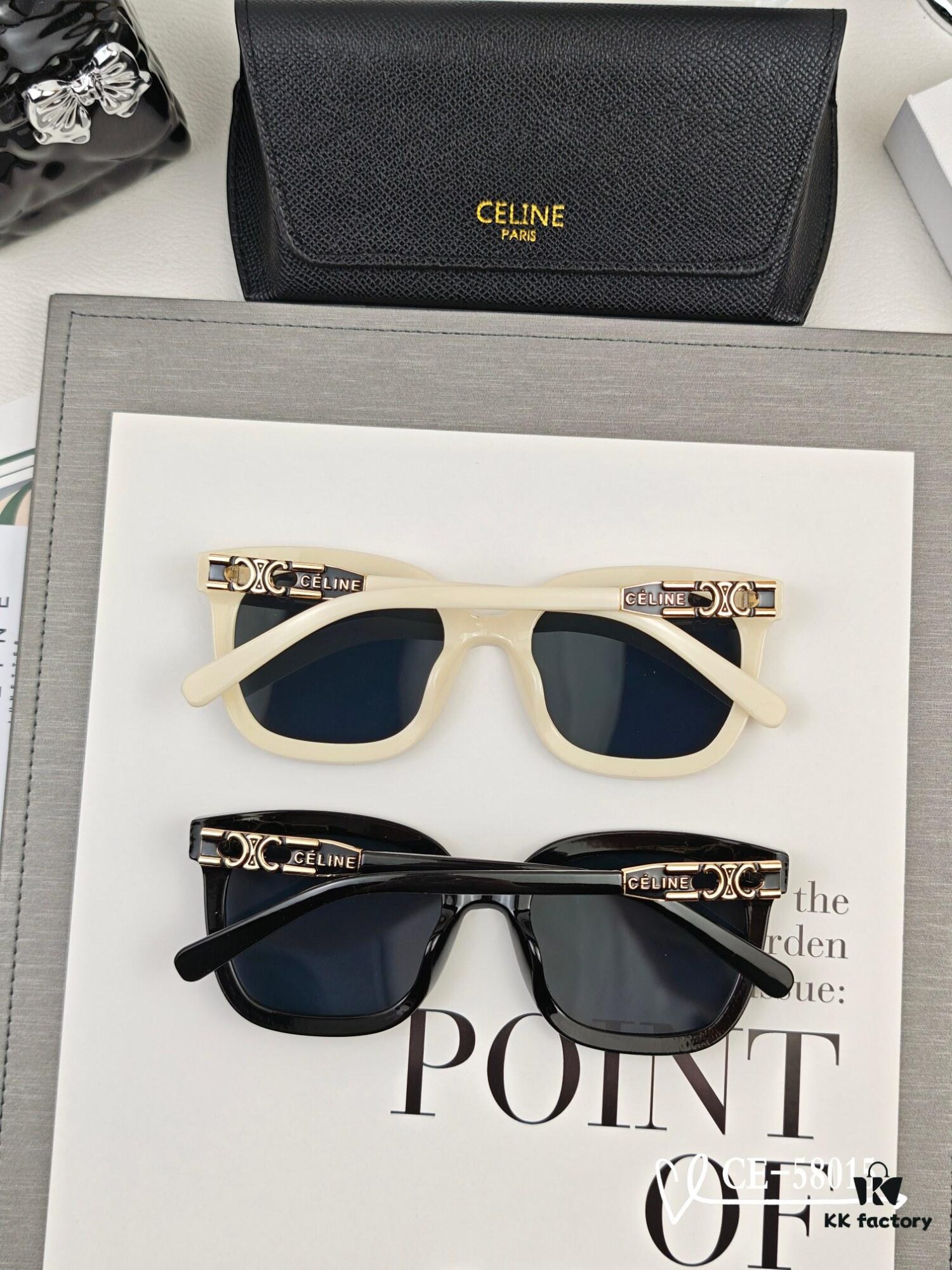 CELINE France - Polarized TR90 Sunglasses with Bolle Resin Lenses, Lightweight and Comfortable, Style 58015