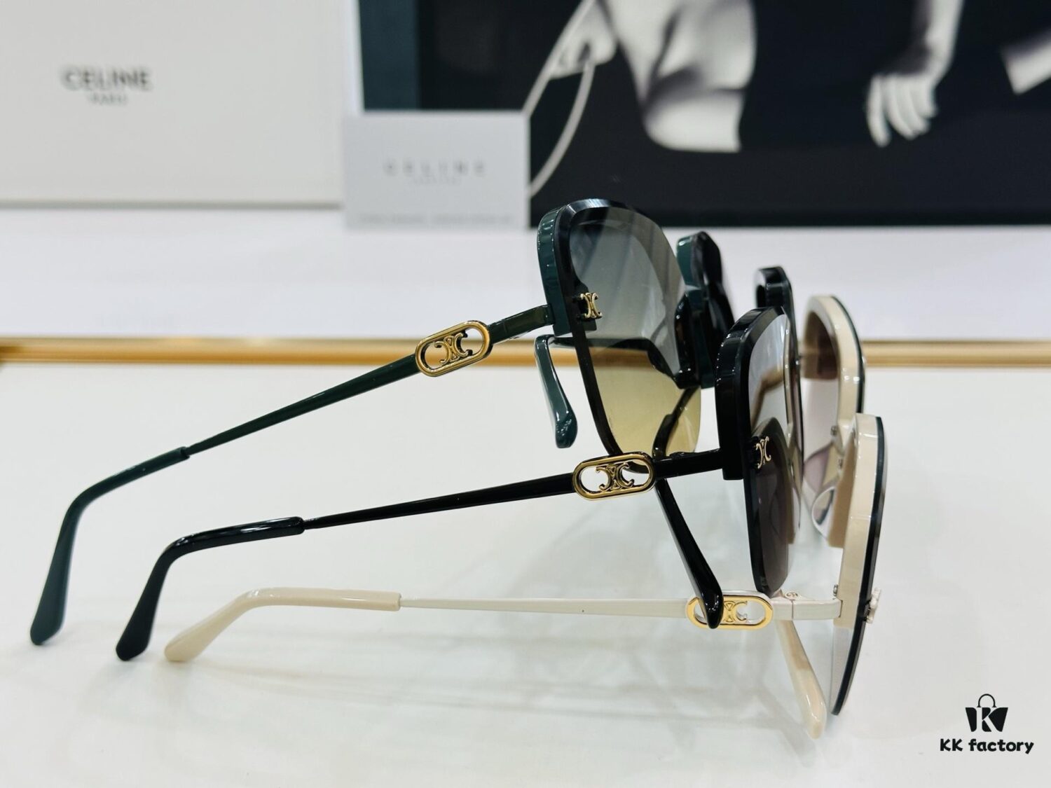 CELINE CL40251 Sunglasses, Size 60□14-145, Popular Unisex Style with Excellent Shine and Premium Texture, High-Quality Craftsmanship