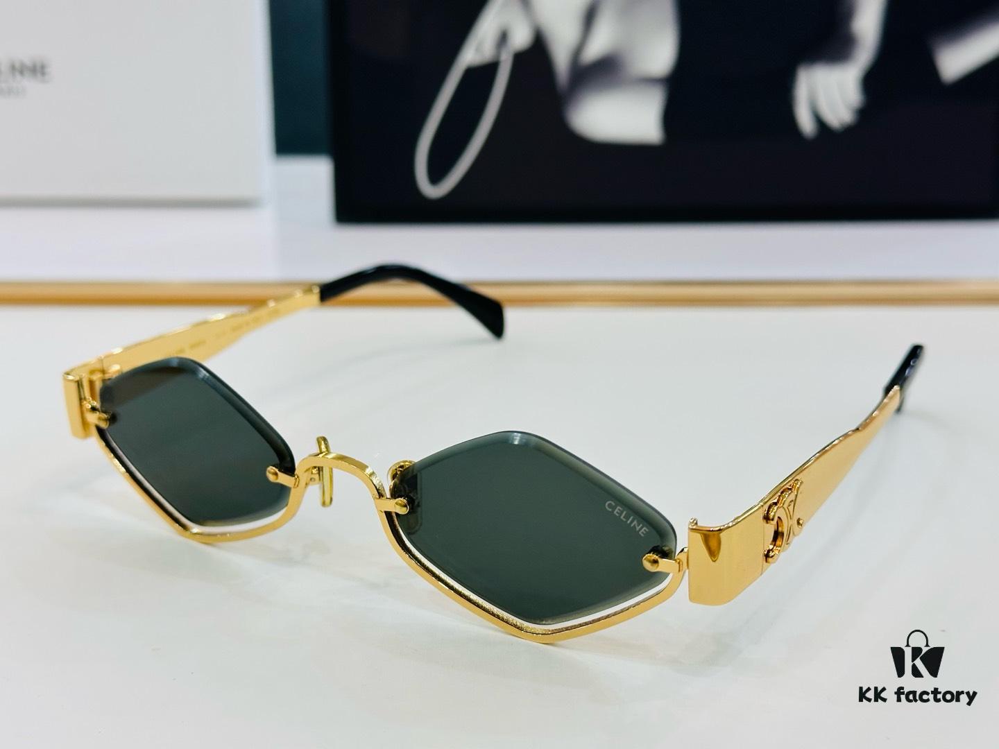 CELINE CL42117U Size: 53□14-145, Consistently Popular Style, European and American Fashion, Excellent Gloss, Strong Texture, Superior Craftsmanship, Sunglasses