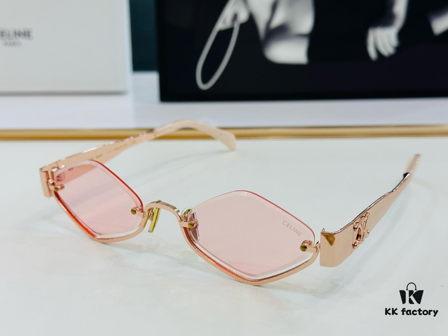 CELINE CL42117U Size: 53□14-145, Consistently Popular Style, European and American Fashion, Excellent Gloss, Strong Texture, Superior Craftsmanship, Sunglasses