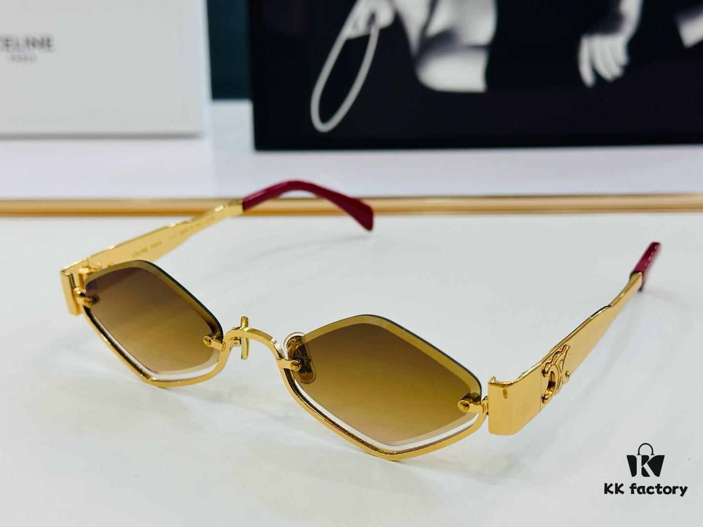 CELINE CL42117U Size: 53□14-145, Consistently Popular Style, European and American Fashion, Excellent Gloss, Strong Texture, Superior Craftsmanship, Sunglasses