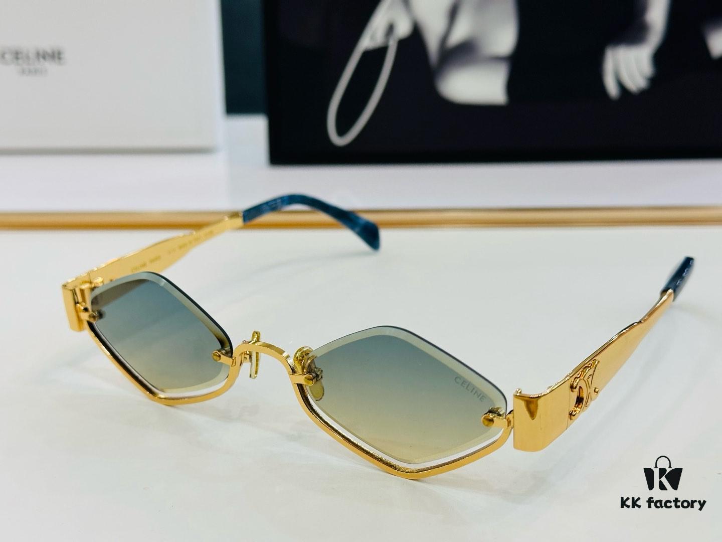 CELINE CL42117U Size: 53□14-145, Consistently Popular Style, European and American Fashion, Excellent Gloss, Strong Texture, Superior Craftsmanship, Sunglasses