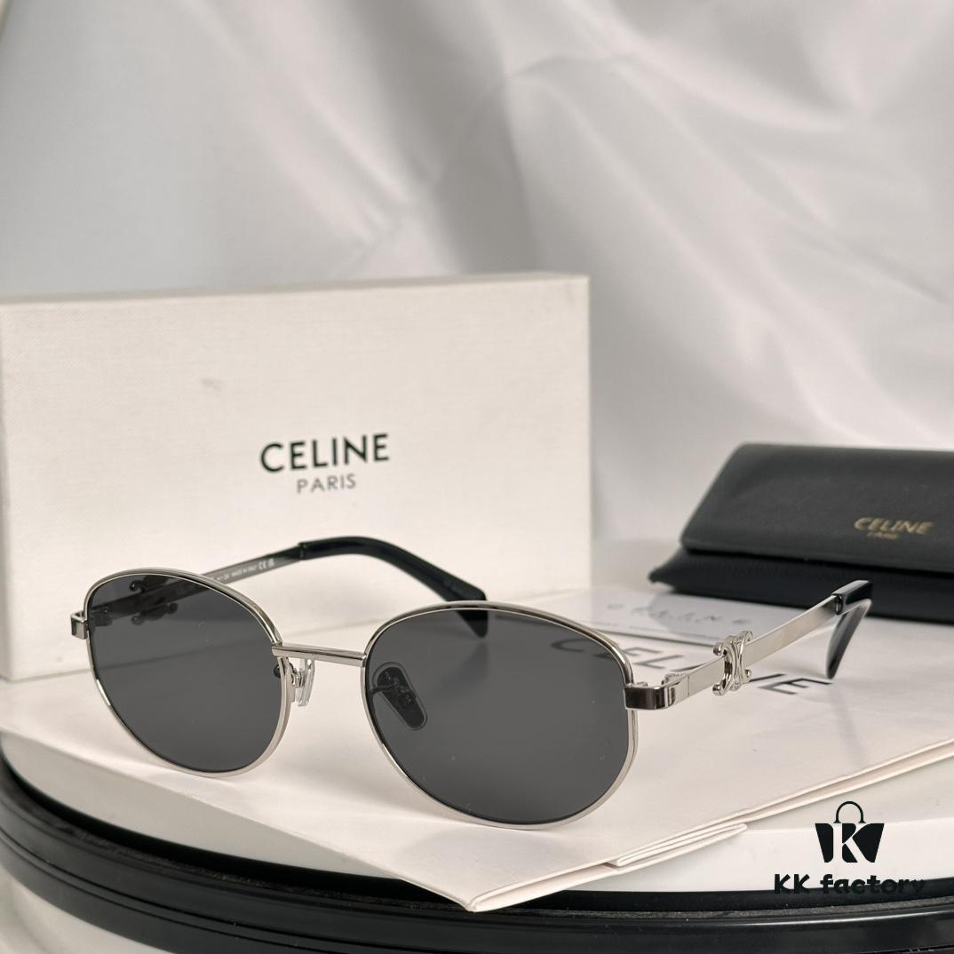 Minimalist Triumph Arch Frame ‼️ Subtle Luxury, Brand Not Prominent ✈️ Celine* CL40069U SIZE: 57-21-140 ✔️ Eyeglasses Sunglasses