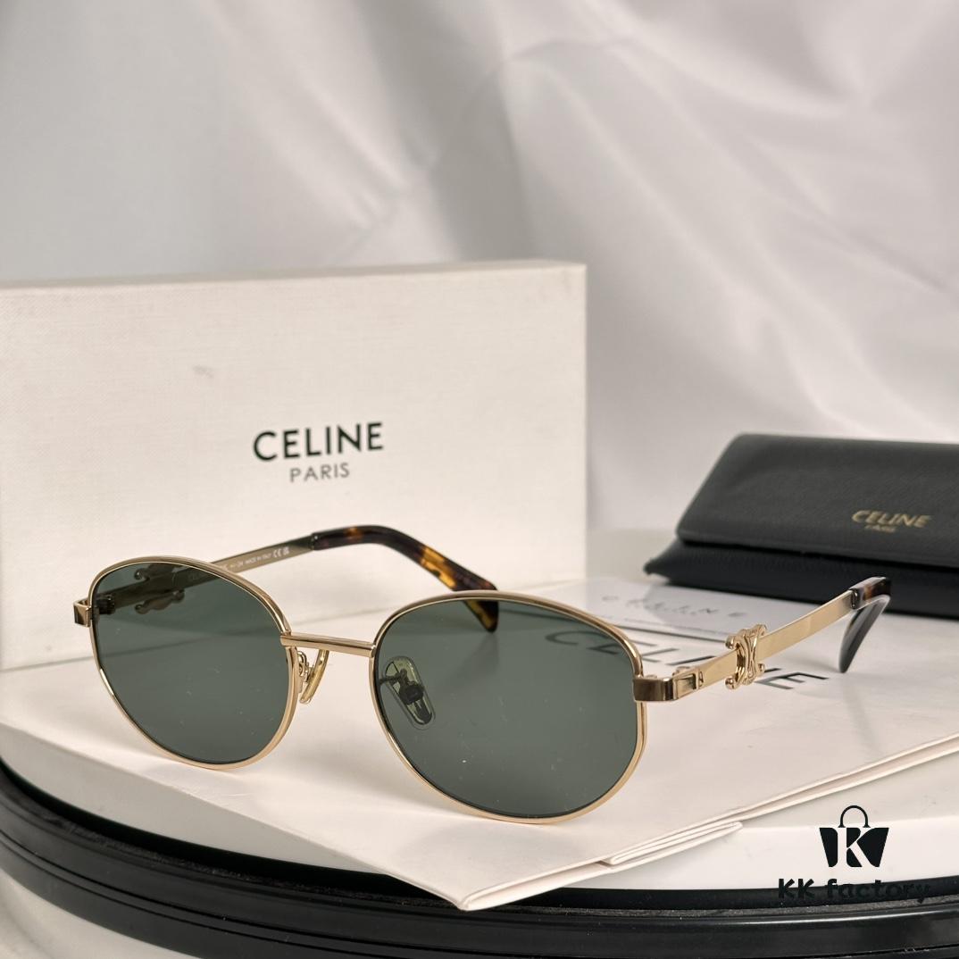 Minimalist Triumph Arch Frame ‼️ Subtle Luxury, Brand Not Prominent ✈️ Celine* CL40069U SIZE: 57-21-140 ✔️ Eyeglasses Sunglasses