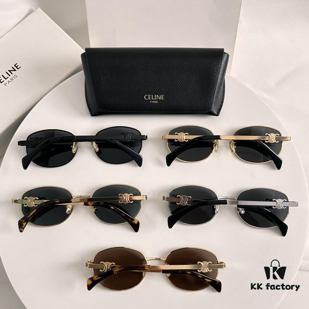 Minimalist Triumph Arch Frame ‼️ Subtle Luxury, Brand Not Prominent ✈️ Celine* CL40069U SIZE: 57-21-140 ✔️ Eyeglasses Sunglasses