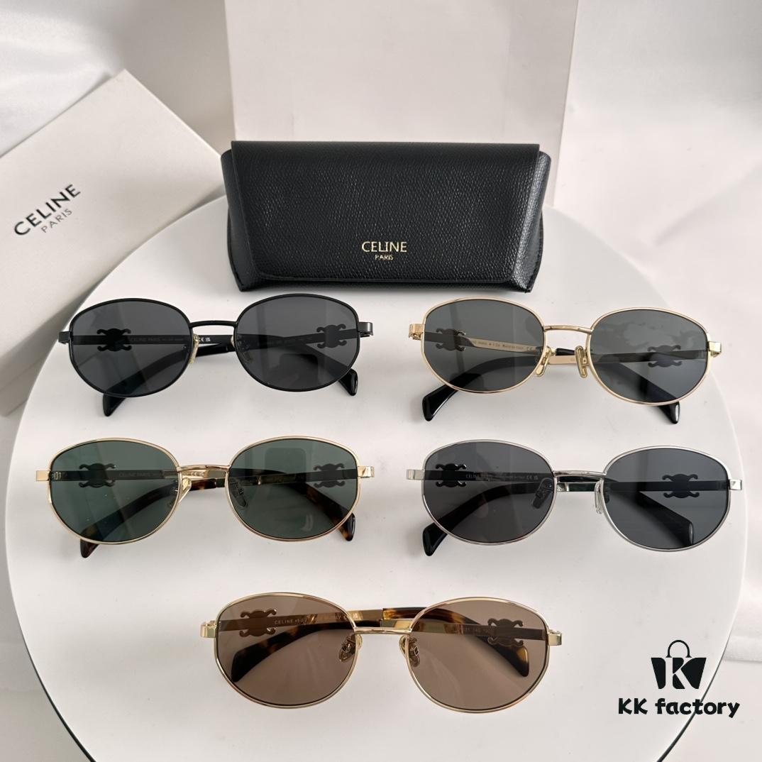 Minimalist Triumph Arch Frame ‼️ Subtle Luxury, Brand Not Prominent ✈️ Celine* CL40069U SIZE: 57-21-140 ✔️ Eyeglasses Sunglasses