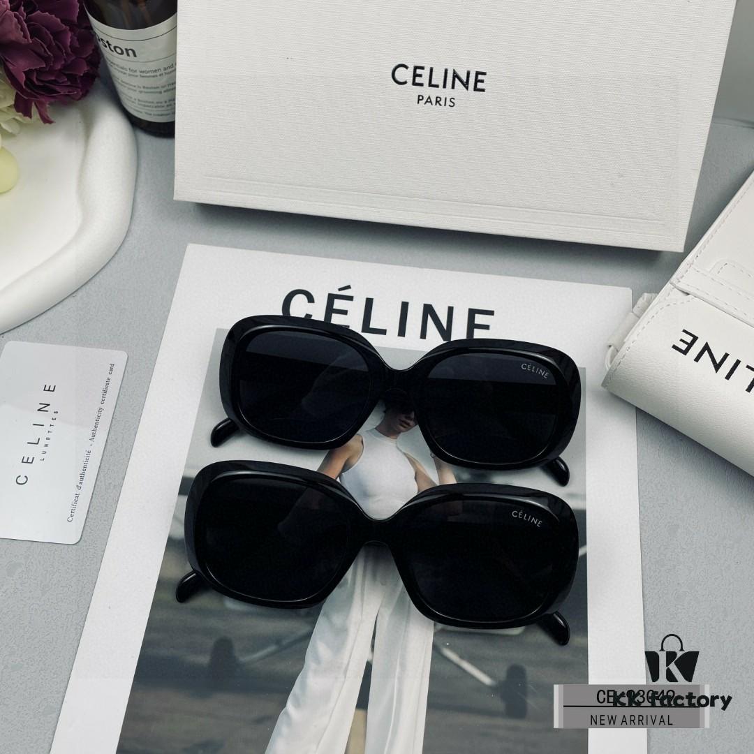 CELINE France | Polarized TR90 Sunglasses with Plolay Resin Lenses, Lightweight and Comfortable, Style 93049