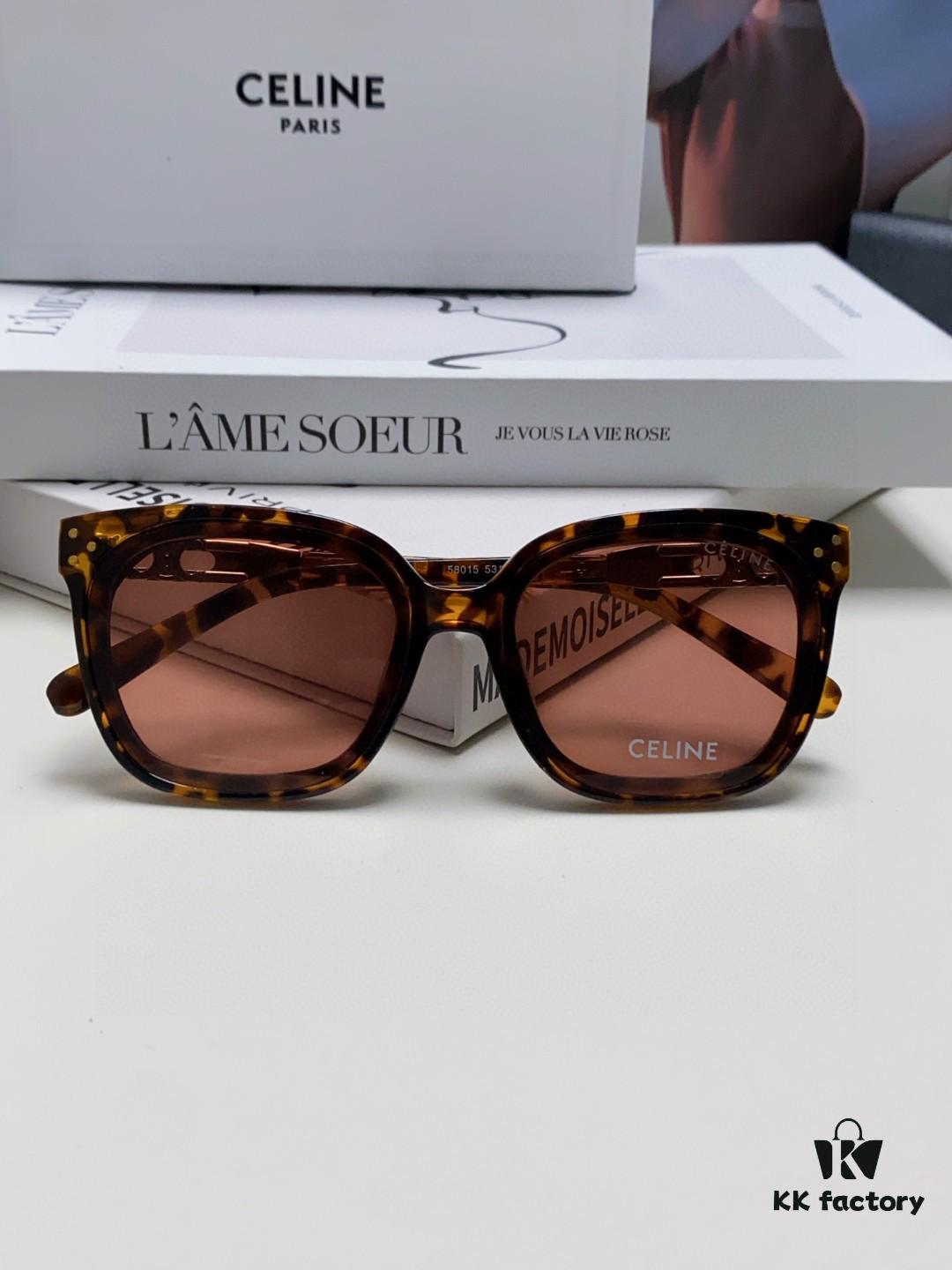 Celine 2024 New Fashion Retro Arc de Triomphe Sunglasses, Classic Unisex Sun Glasses for Outdoor Driving and UV Protection