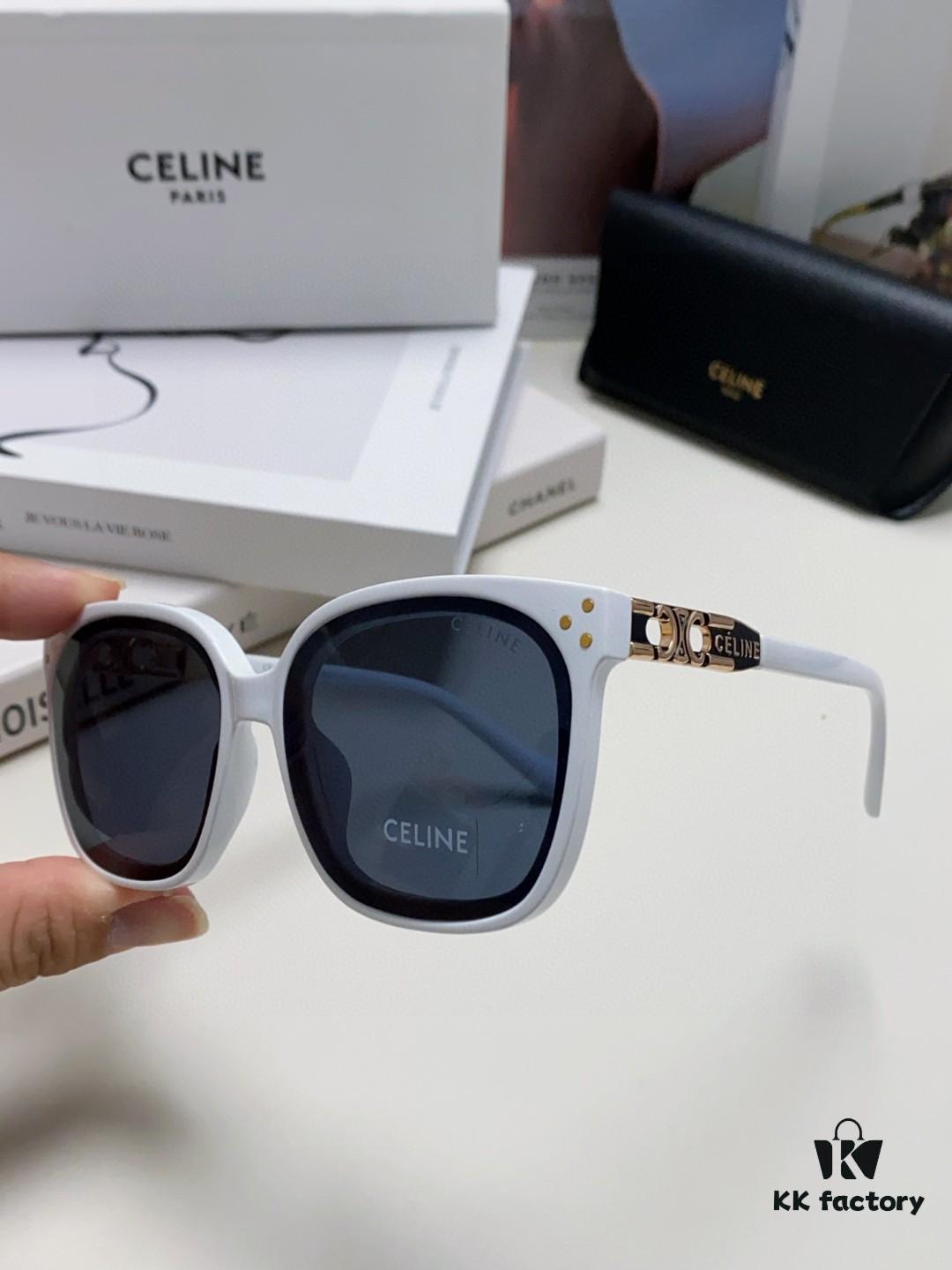 Celine 2024 New Fashion Retro Triumph Arch Sunglasses, Classic Unisex Sun Glasses for Outdoor Driving and UV Protection