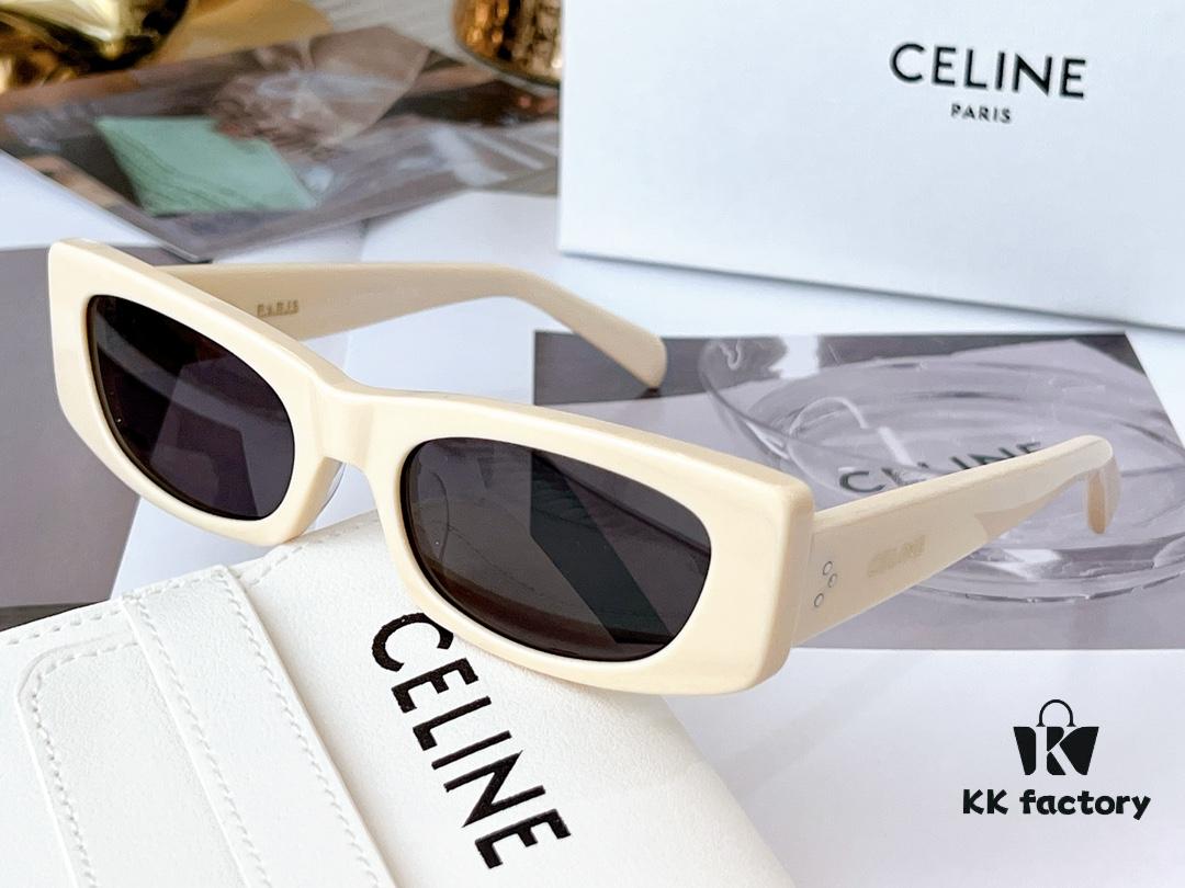 140 CELINE New Arrival  ️ Model 40258 Size 55□20-135 Trendy Versatile Stylish Sunglasses