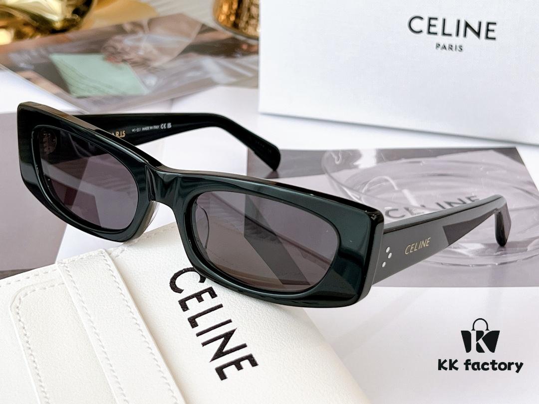 140 CELINE New Arrival  ️ Model 40258 Size 55□20-135 Trendy Versatile Stylish Sunglasses